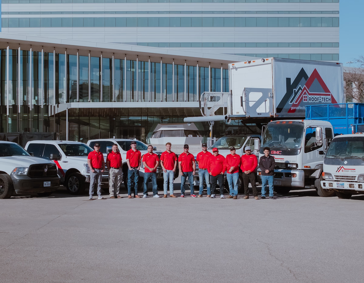 Roof-Tech team members group photo